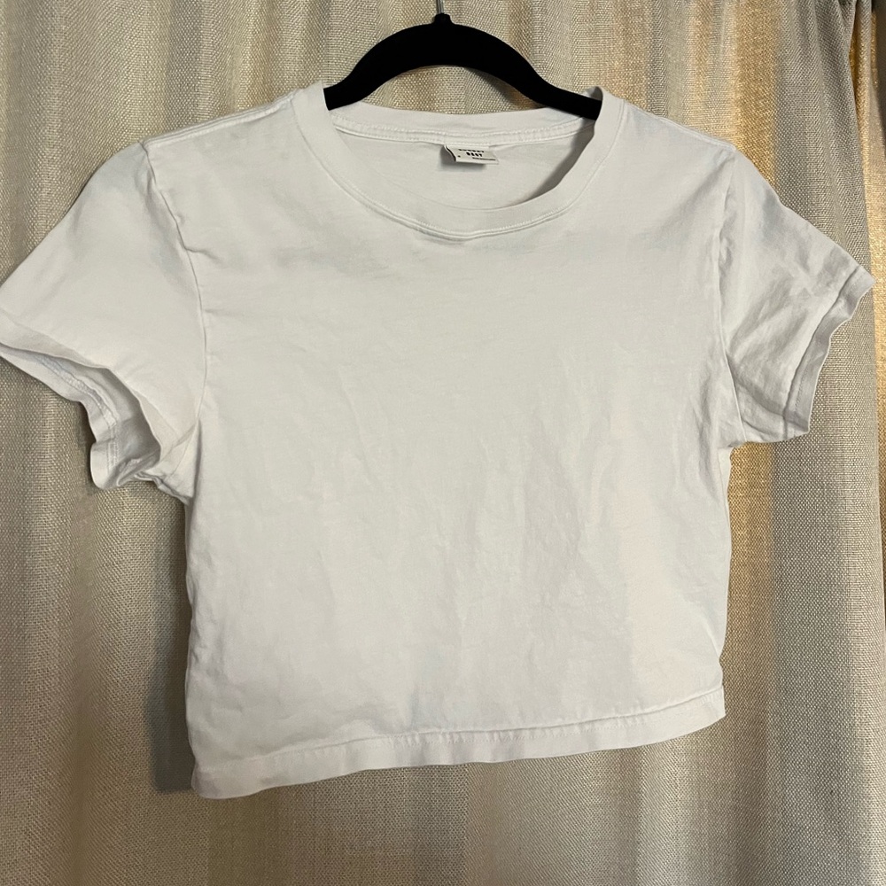 Sunday Best Classic White Crop Top